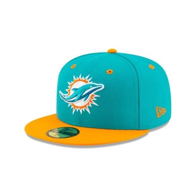 Sapca New Era Miami Dolphins NFL 2Tone 59FIFTY Fitted - Albastri